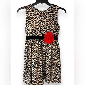 NWOT Kate Spade New York Girl's Classic Leopard Dress 14Y